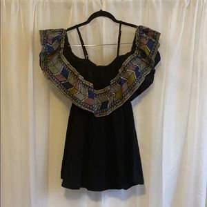 Ocean drive Tunic off-shoulder Top